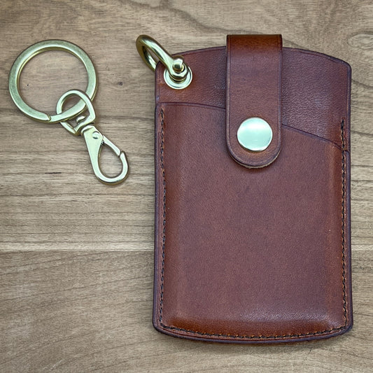 Secure Pocket Minimalist Wallet in Horween Leather