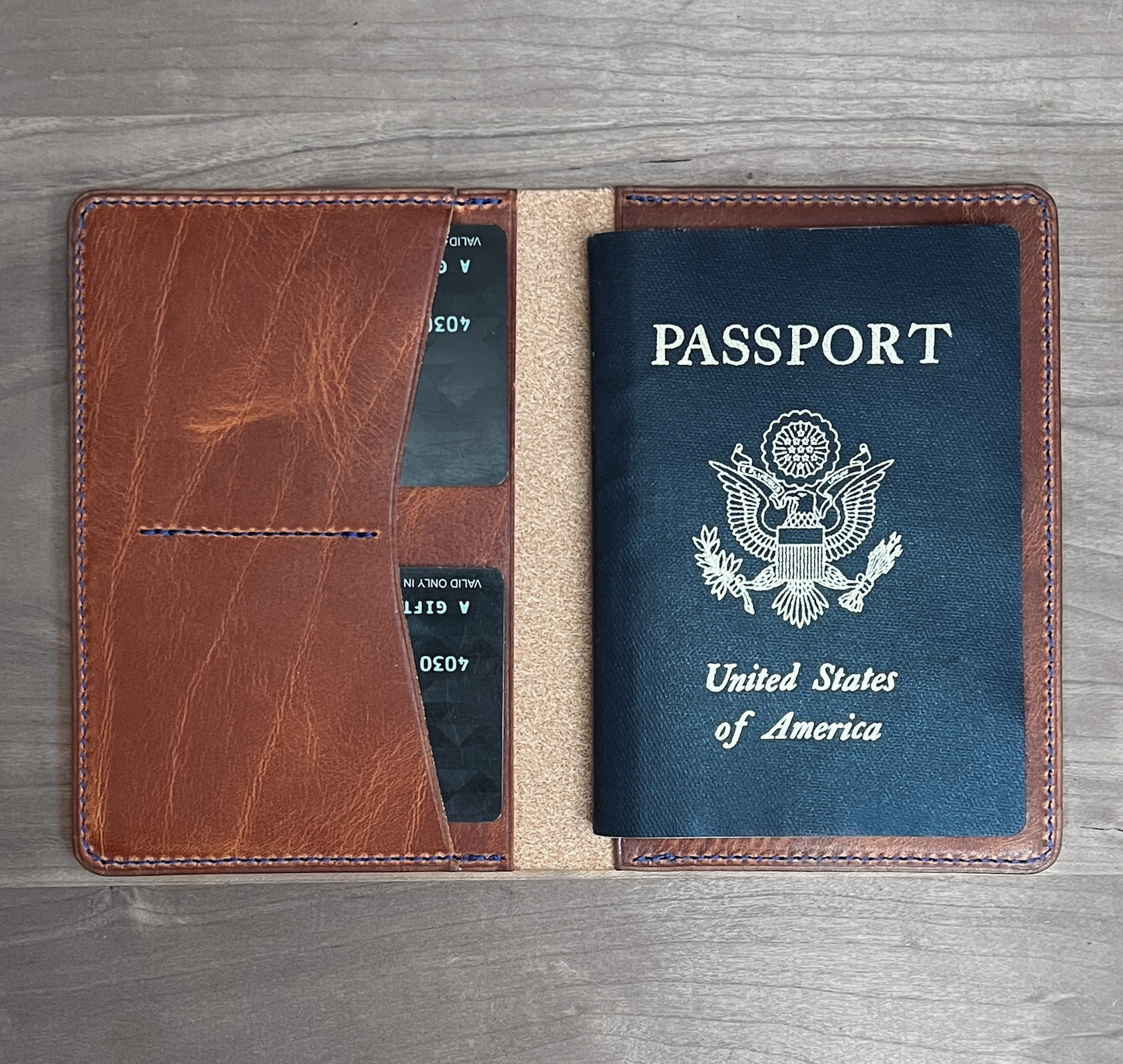 Custom Horween Leather Passport Covers | Handmade to order