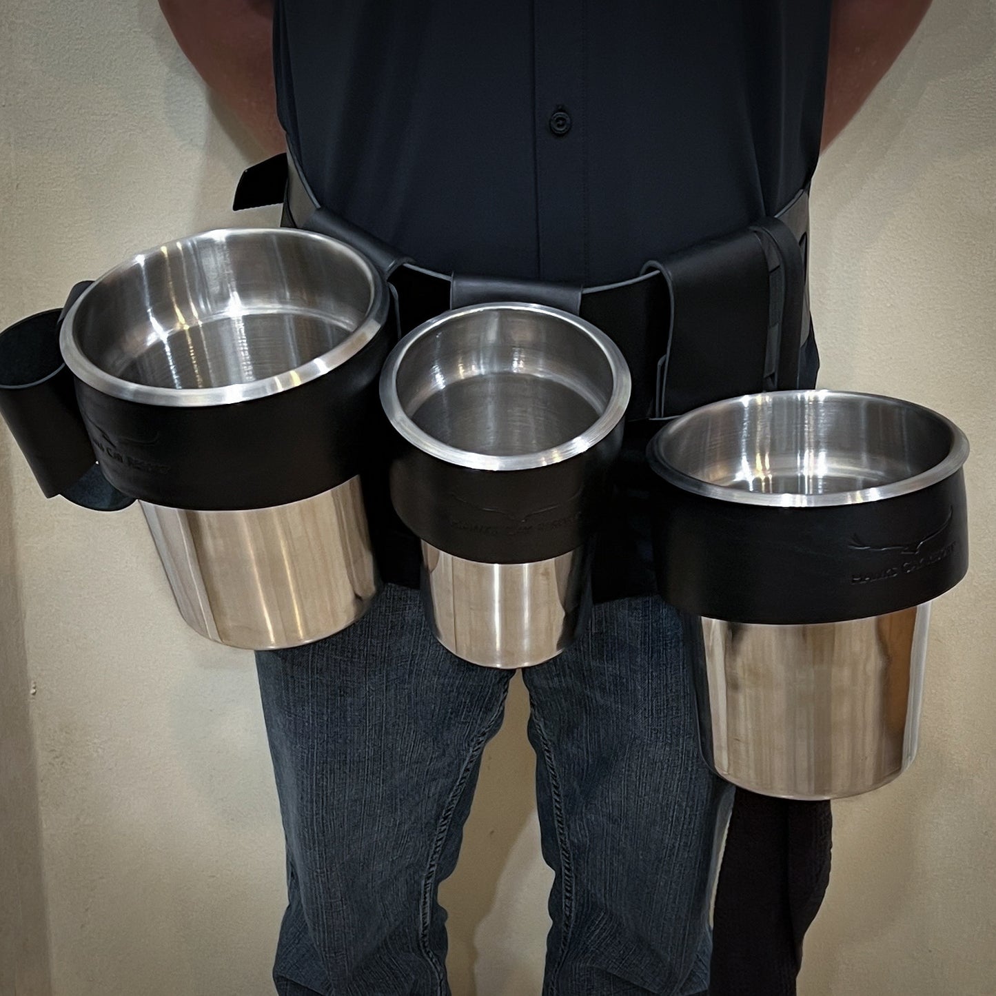 Black Oyster Shucker Belt for Apron.