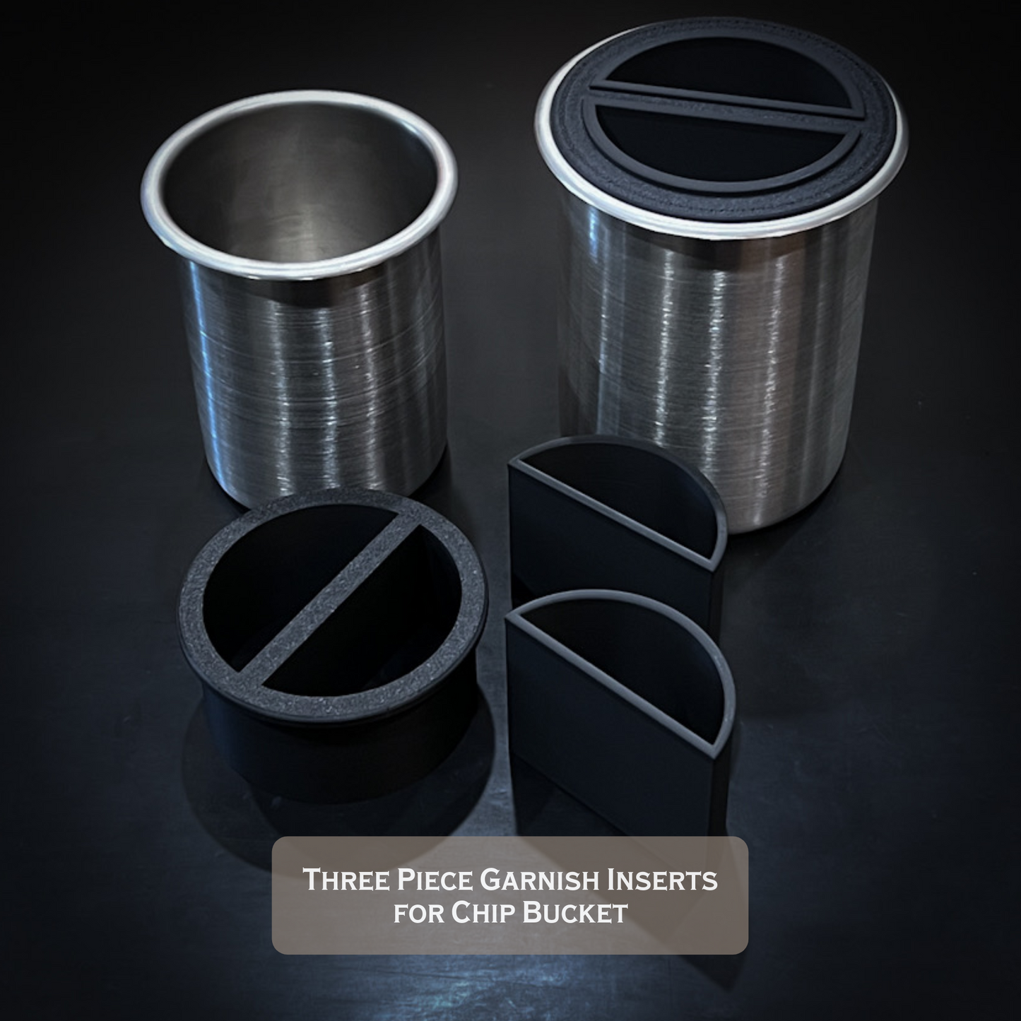 Garnish Insert for Chip Bucket