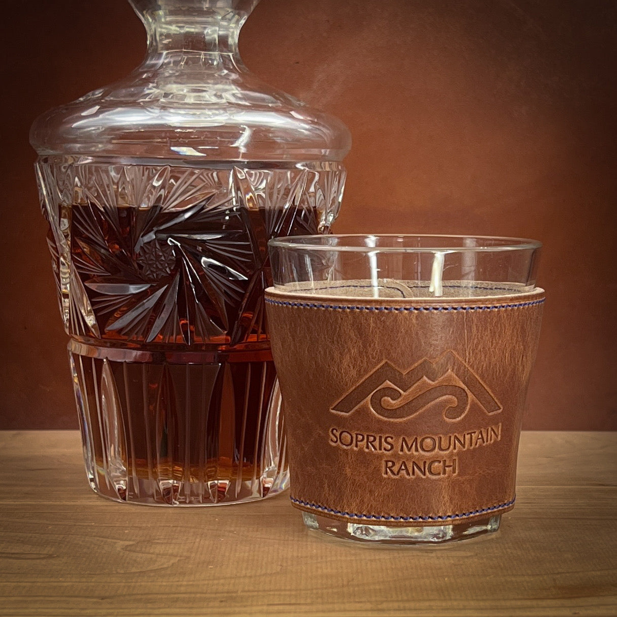 Custom Bourbon Glasses for Sopris Mountain Ranch