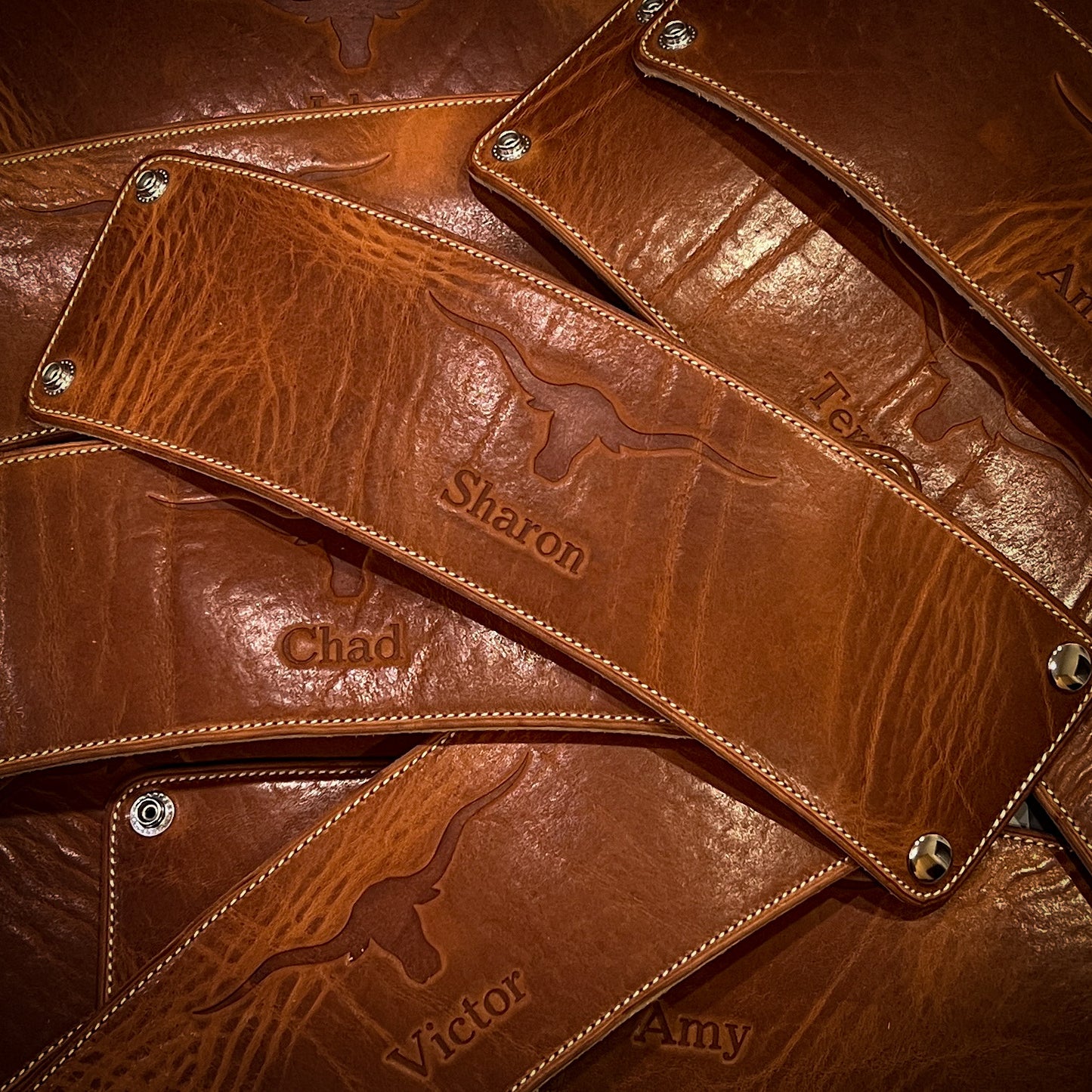 Yeti Rambler Sleeve in Horween Leather - Personalized and Made to Order