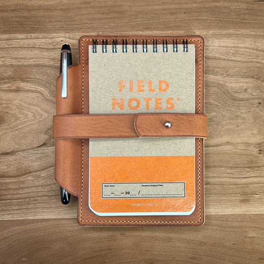 Handmade Jotter Style Cover for Field Notes Heavy Duty Flip Notebook