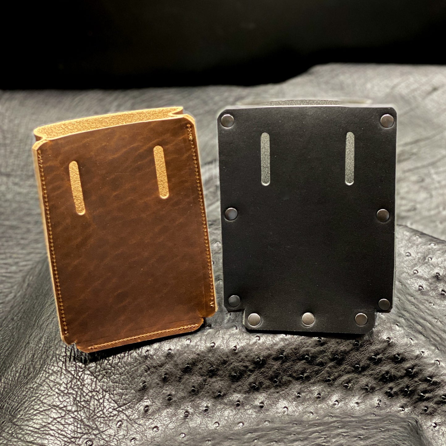 Riveted and Stitched Style Toast Go 2 Case Belt Leather Holster | Handmade to Order | Custom Leather and Pen