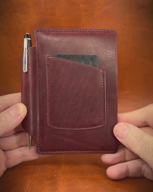 Russet Brown Horween Notebook / Passport Sleeve in Horween Leather | Ready to Ship