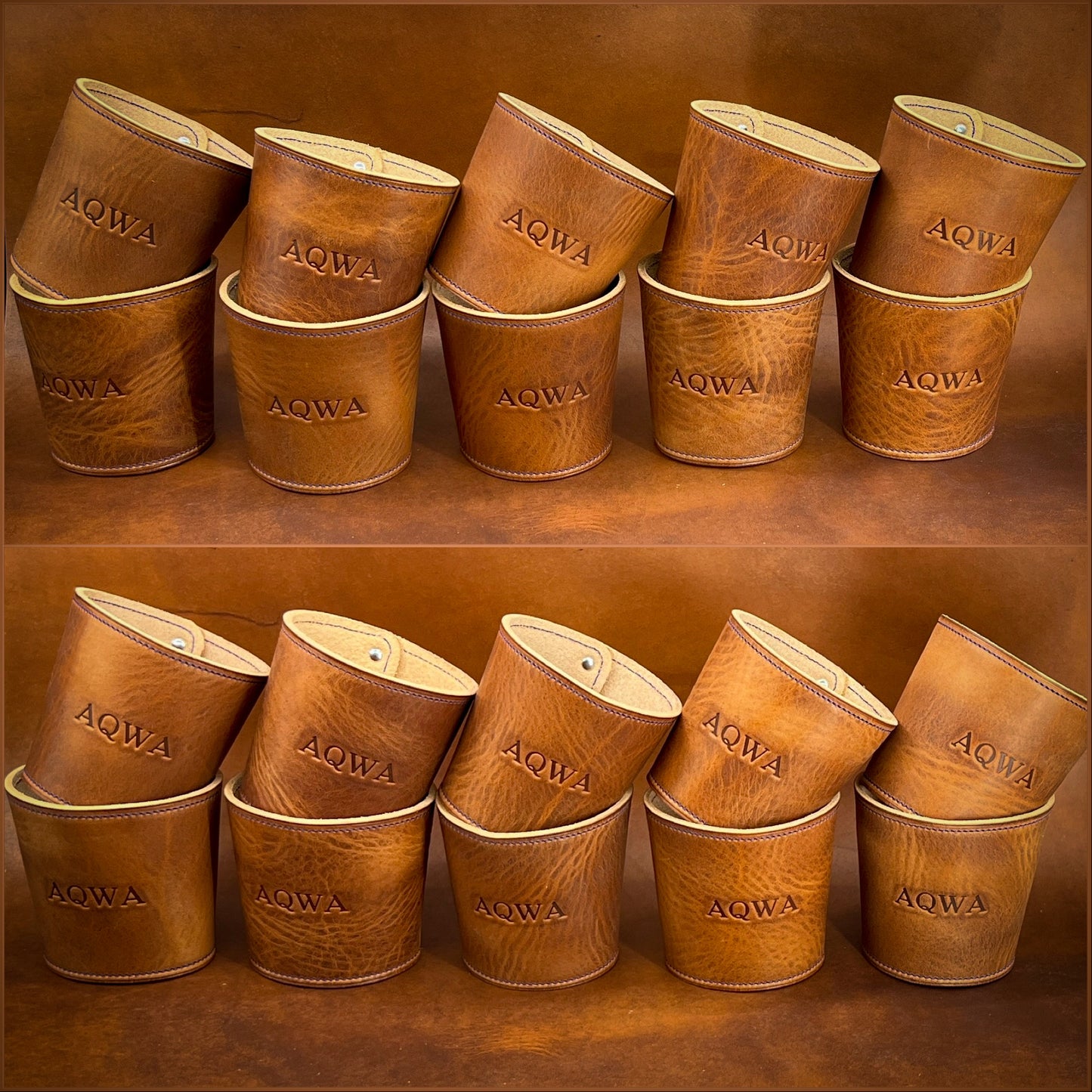 Custom Pint Glass Sleeves for Corporate Events. Handmade to Order in Houston TX