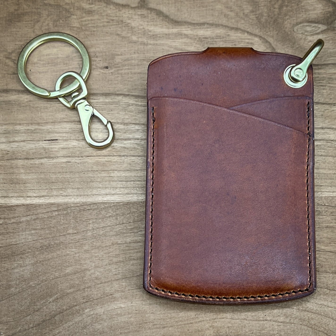 Secure Pocket Minimalist Wallet in Horween Leather