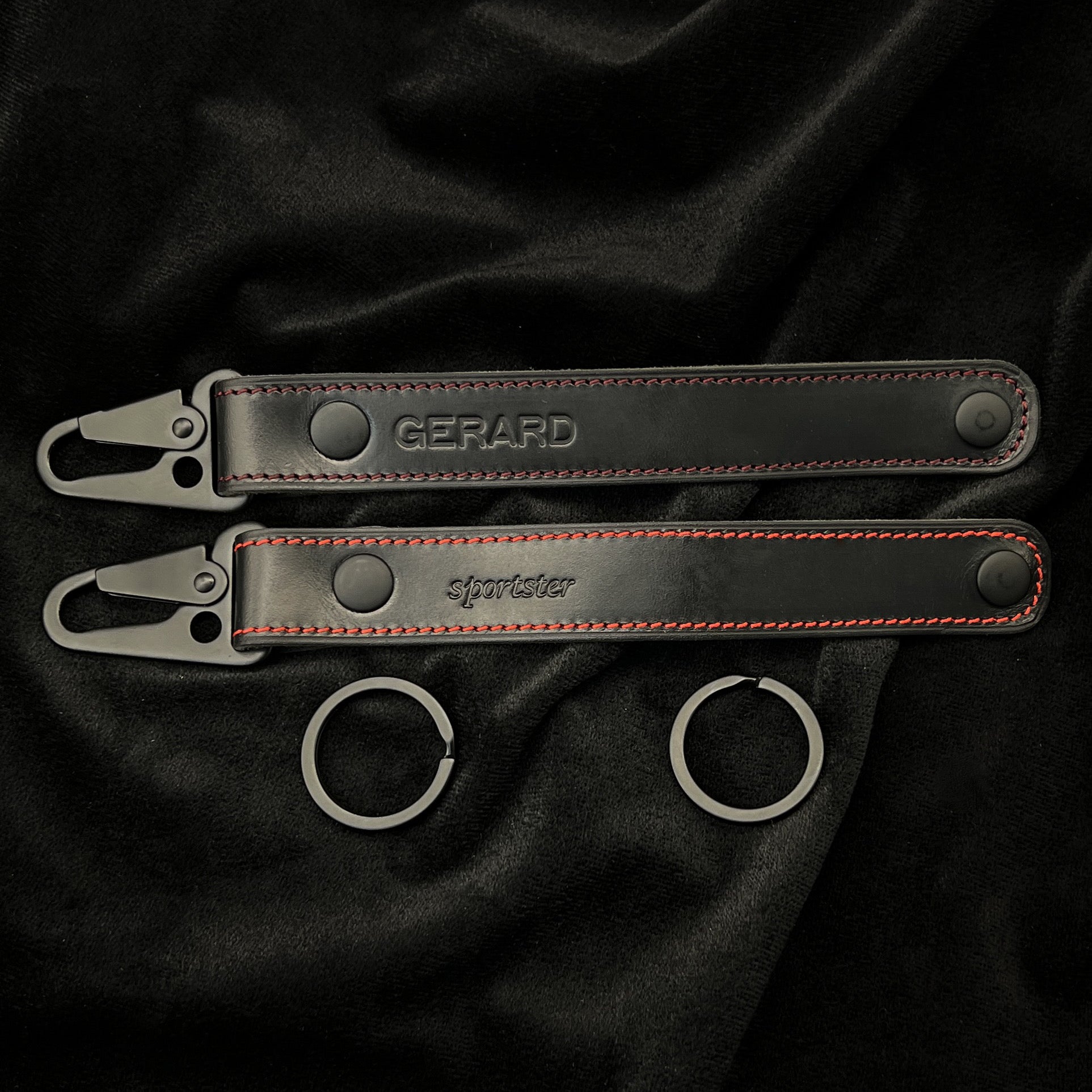 Belt Loop Leather Keychain - Brown - Nordic EDC