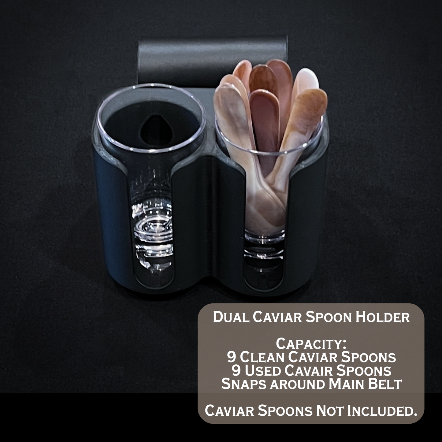 Accessories for Caviar and Oyster Shucker Belts