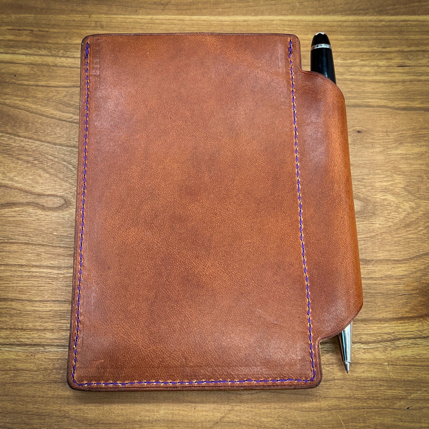 Bourbon Horween Leather Pocket Jotter