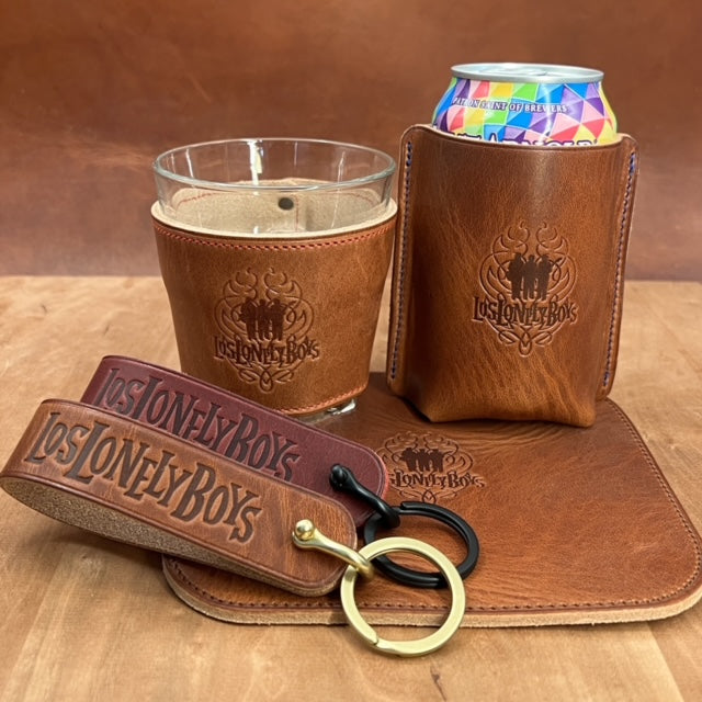 Leather Barware Gift Set for Los Lonely Boys