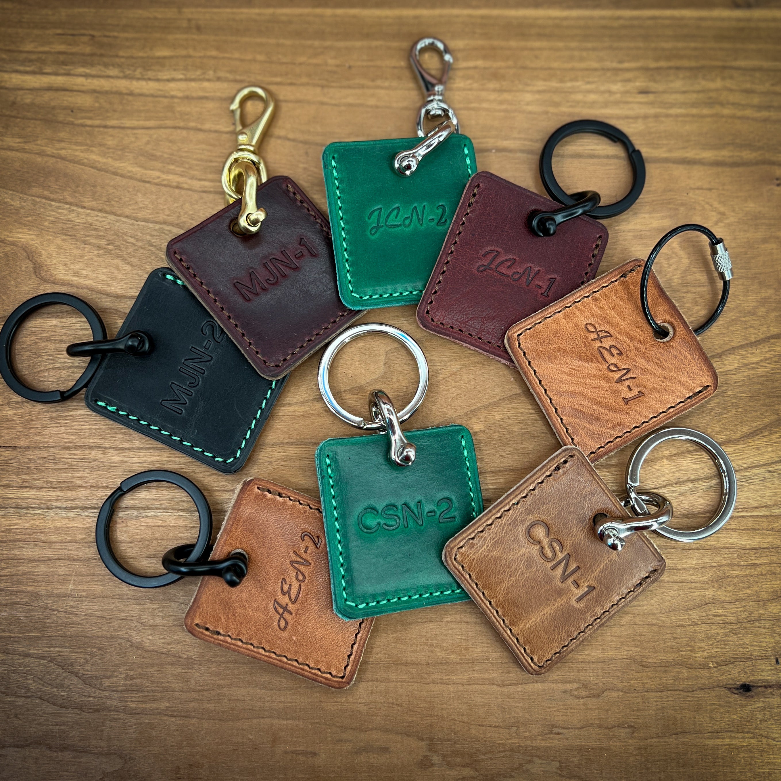 Handmade Key Chain Handcrafted Keychains – Custom Leather and Pen