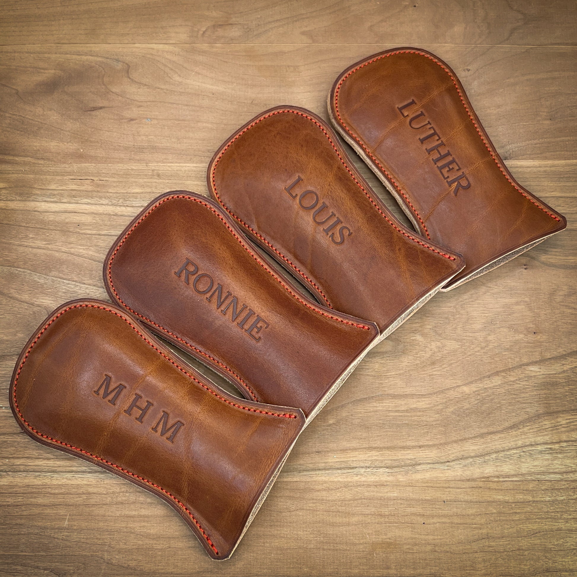 Custom Leather Cast-Iron Pan Holder w/ Ring