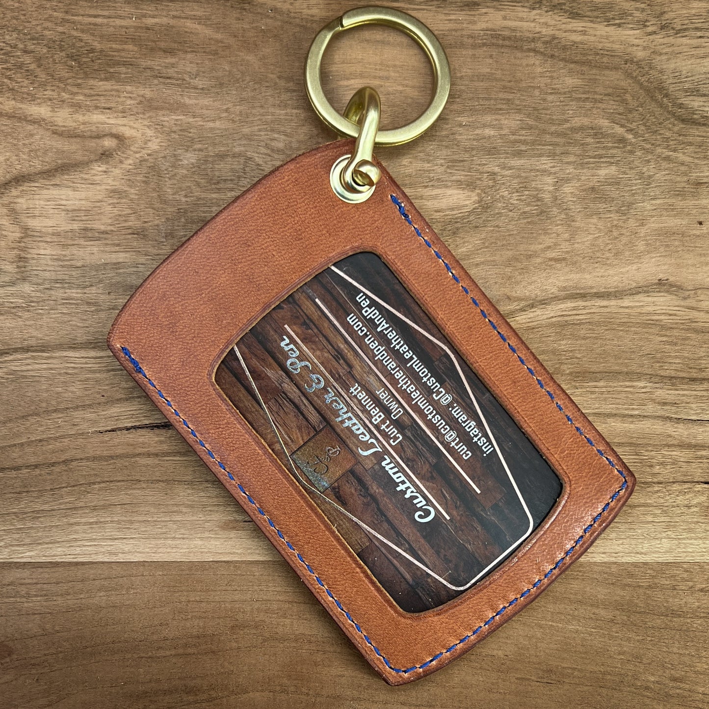 Compact Keychain Wallets in Horween Leather | Handmade to Order