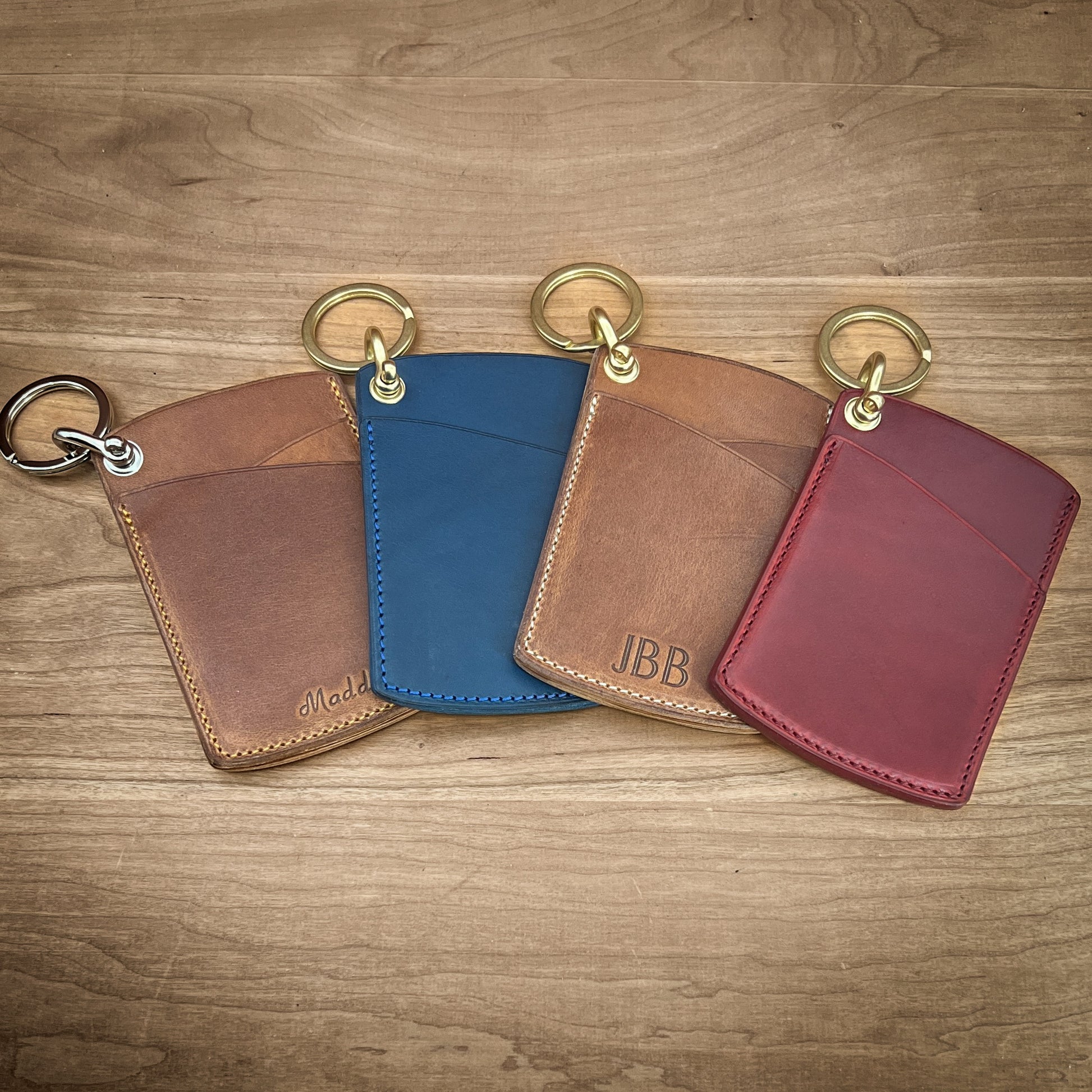 Genuine Leather Luxury Handmade Keychain Wallets