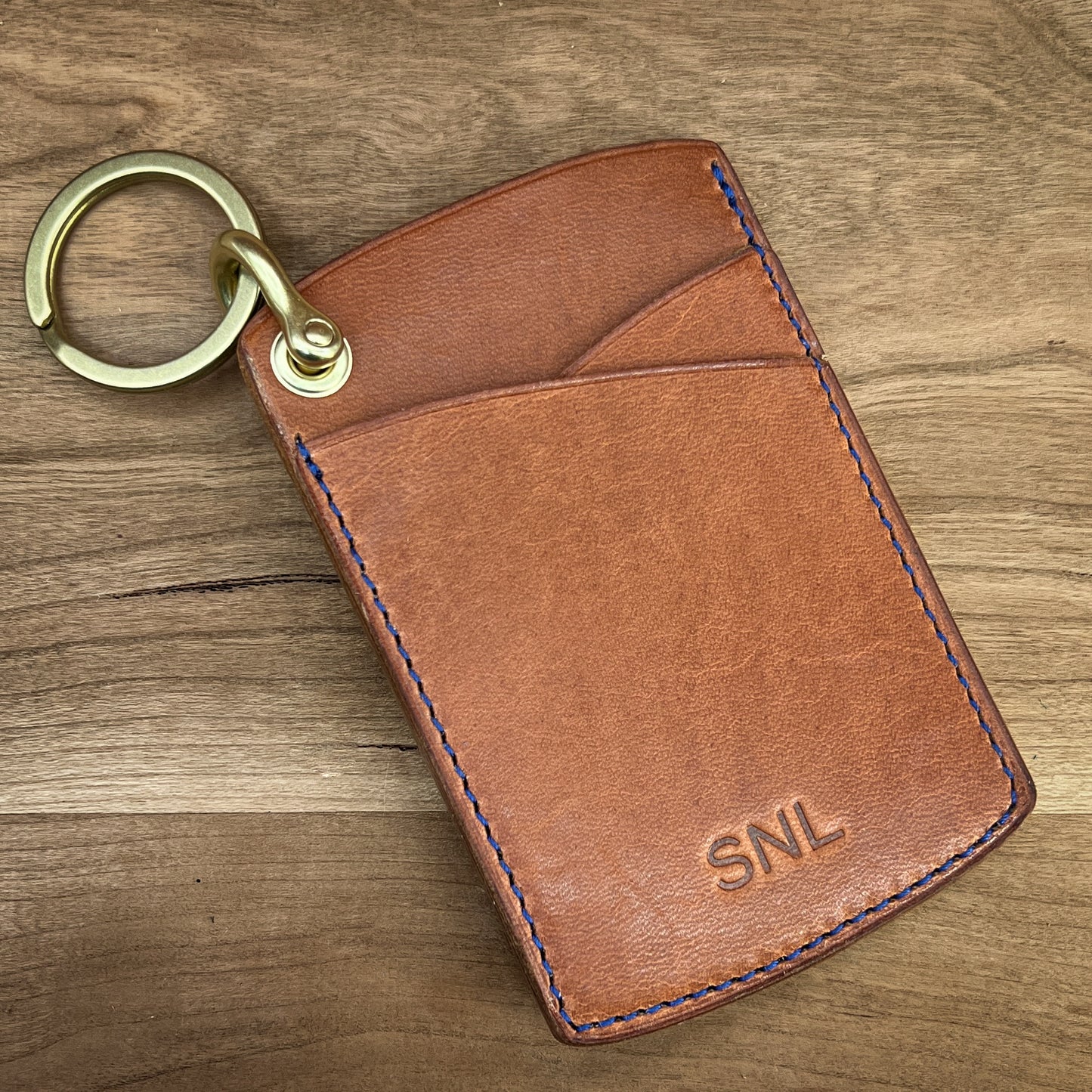 Compact Keychain Wallets in Horween Leather | Handmade to Order