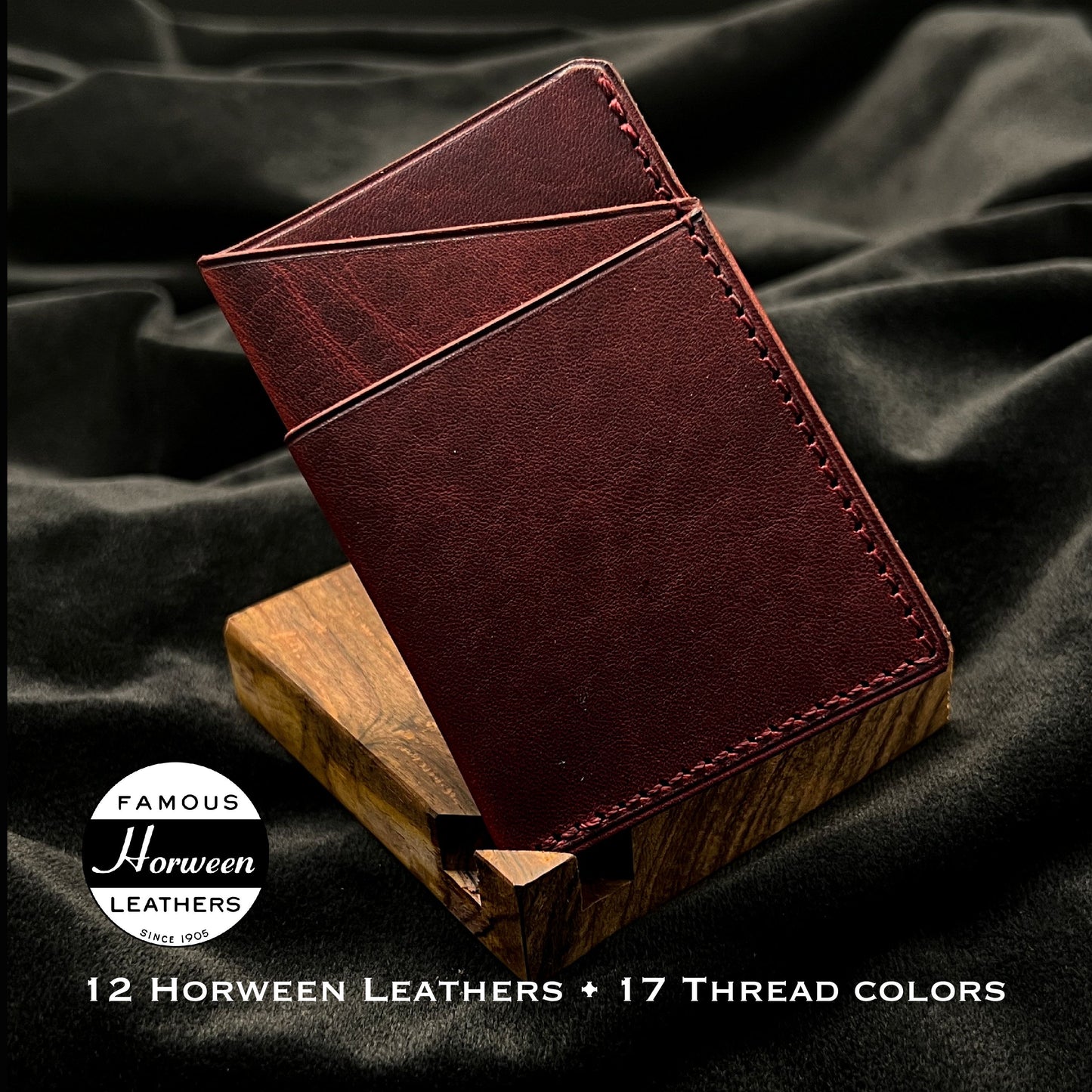EDC3 Minimalist Wallet in Horween Leather | Handmade to order