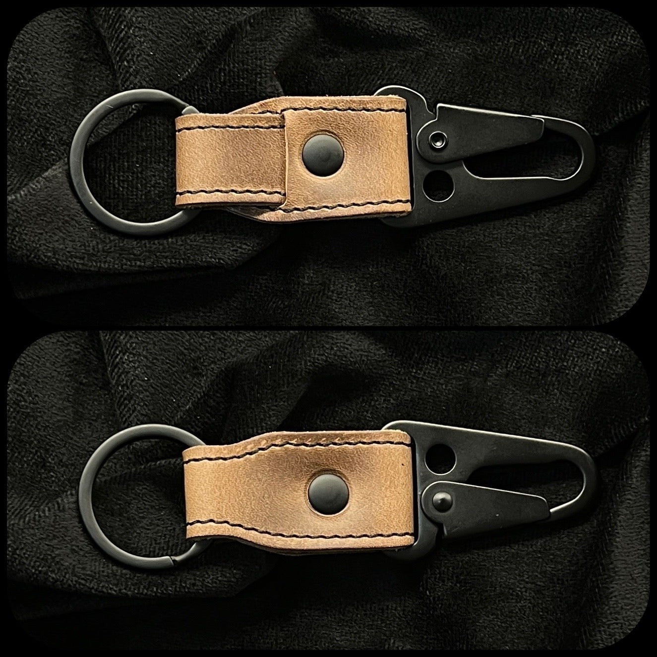 CustomLeatherAndPen Horween Leather Belt Loop Keychain