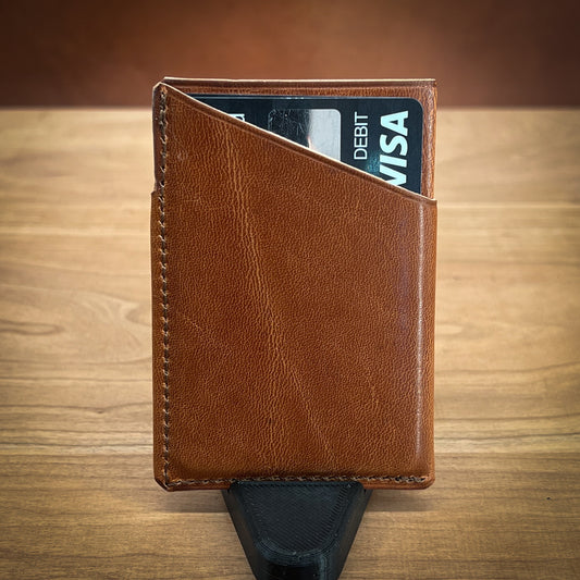 EDC3 wallet in English Tan Dublin Horween Leather | Ready to Ship