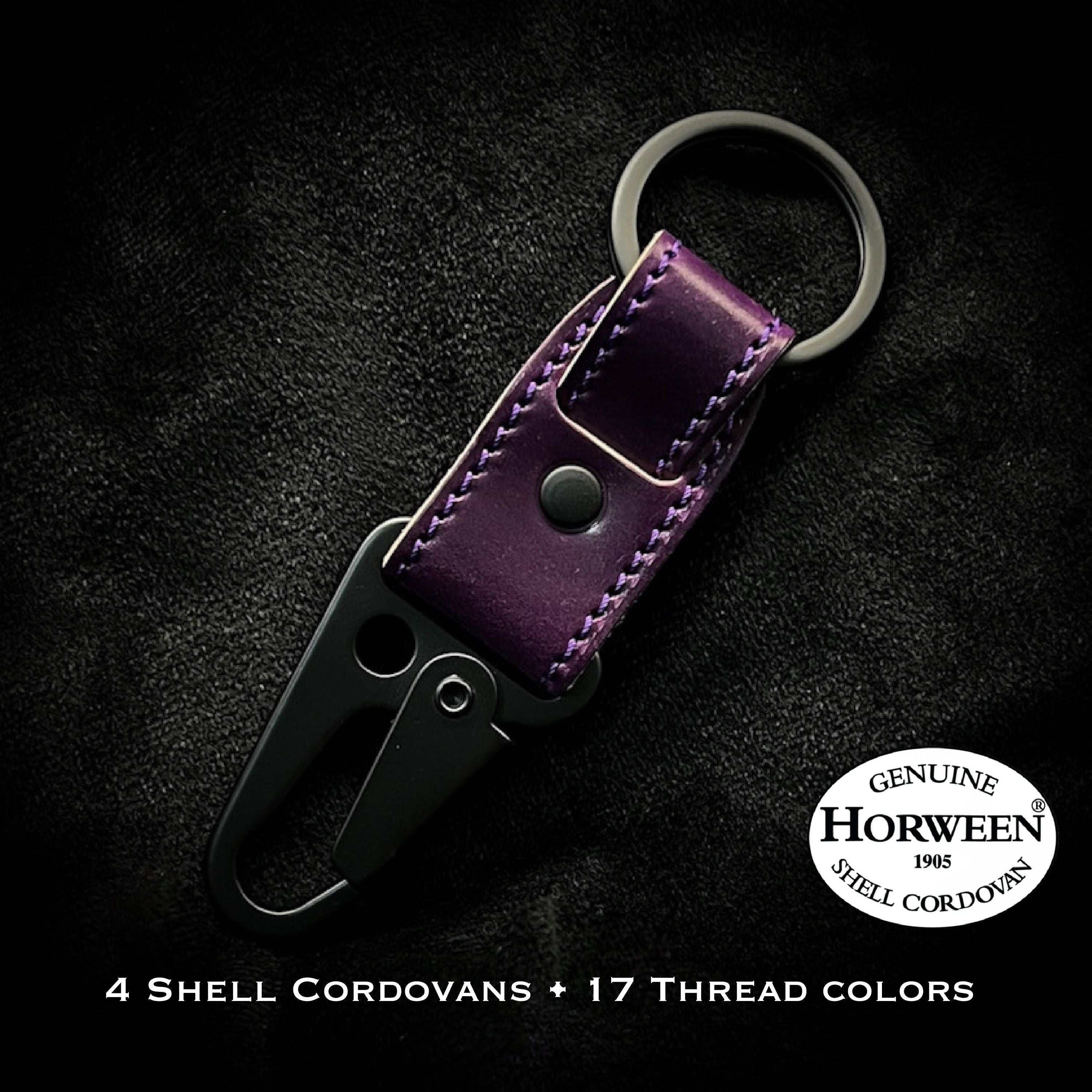 Shell Keychain Leather Handcrafted Keychains – Custom Leather and Pen